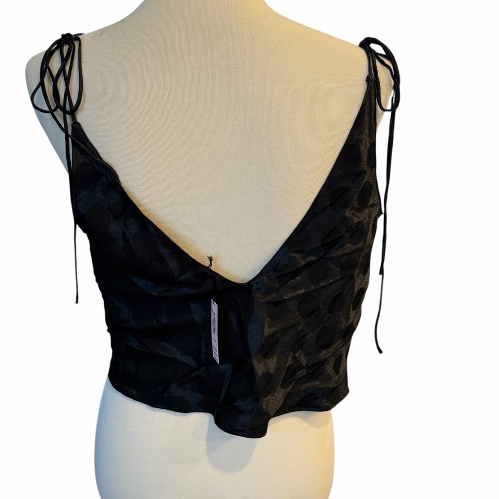 Victoria's Secret Black Polka Dot Camisole with matching shorts - Picture 3 of 9